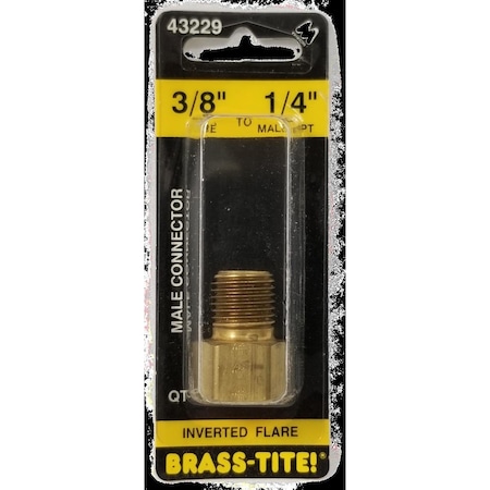 Barjan 7443229 Inverted Flare Connector; Brass 07443229